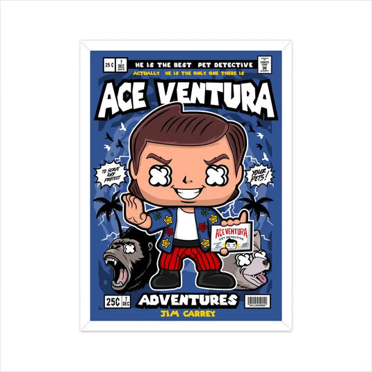 Ace Ventura Comic League Poster - Nifty Rebels