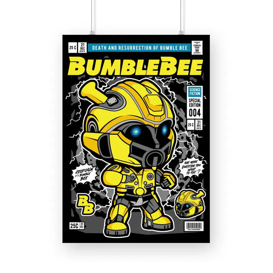 Bumble Bee Comic League Poster - Nifty Rebels