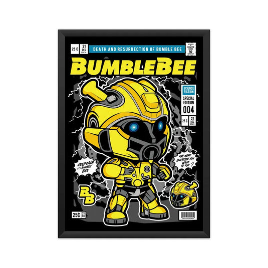 Bumble Bee Comic League Poster - Nifty Rebels