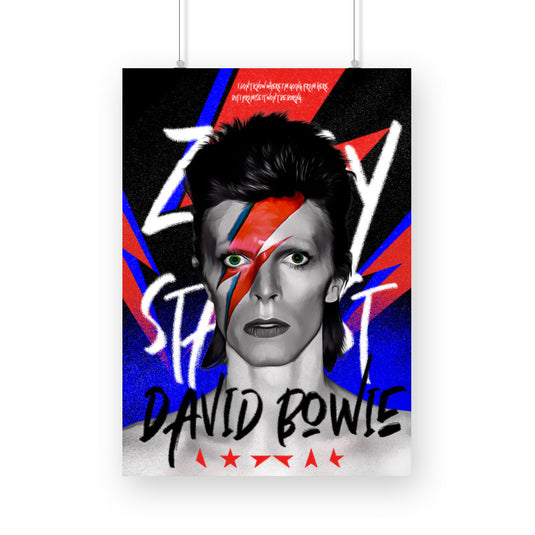 David Bowie Pop Art Poster - Nifty Rebels