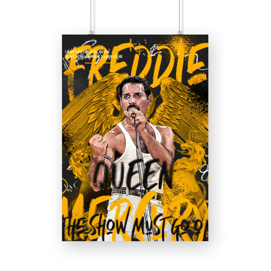 Freddie Mercury Pop Art Poster - Nifty Rebels