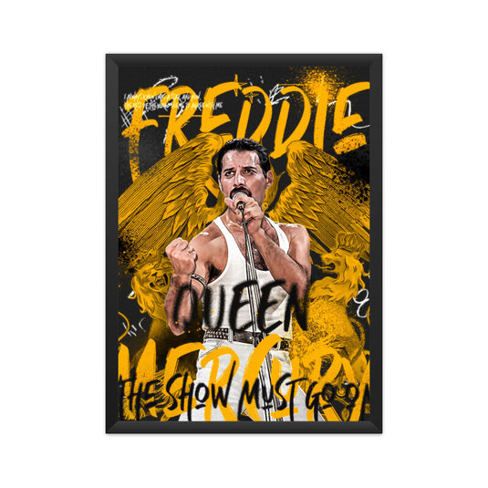 Freddie Mercury Pop Art Poster - Nifty Rebels