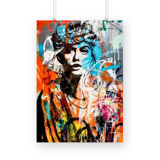 Graffiti Wall Art #4 Poster - Nifty Rebels