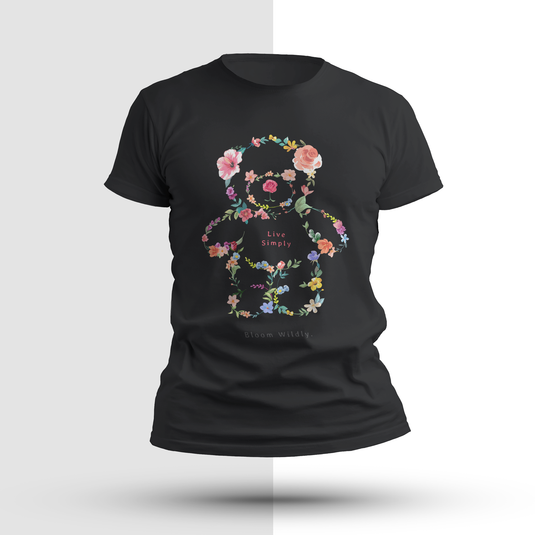 Live Simply Bloom Wildly Streetwear Unisex T-Shirt - Nifty Rebels