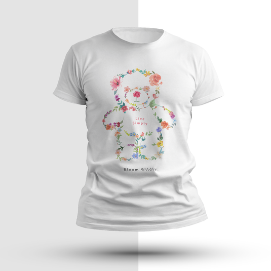 Live Simply Bloom Wildly Streetwear Unisex T-Shirt - Nifty Rebels