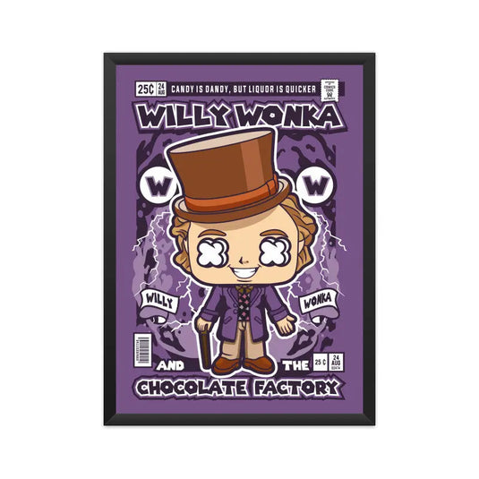 Willy Wonka Comic League Poster - Nifty Rebels