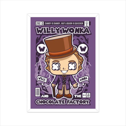 Willy Wonka Comic League Poster - Nifty Rebels