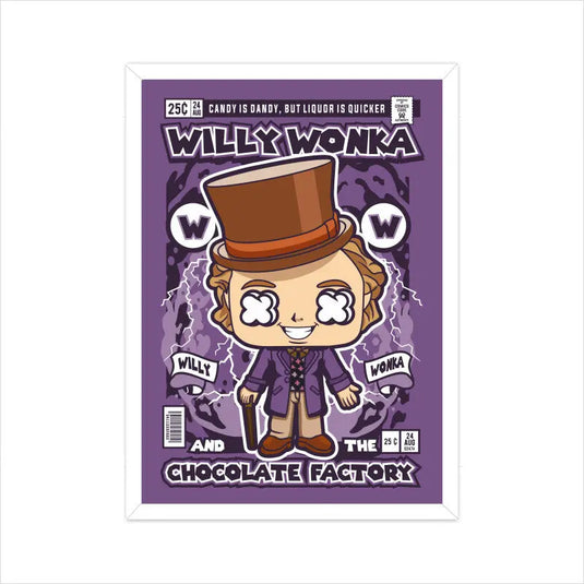 Willy Wonka Comic League Poster - Nifty Rebels