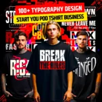 100+ Premium Typography Design Bundle