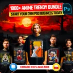 1000+ Trendy & Premium Anime Design Bundle