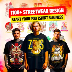 1100+ Premium StreetWear Design Bundle