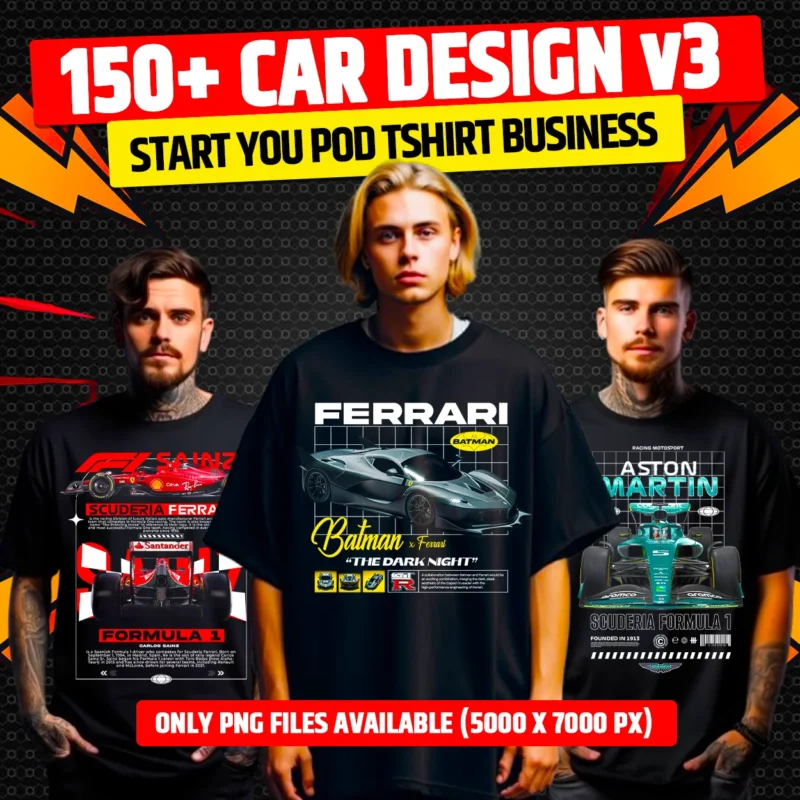 150+ High Quality Car V3 Design Bundle