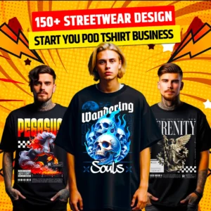 150+ Premium StreetWear v2 Design Bundle