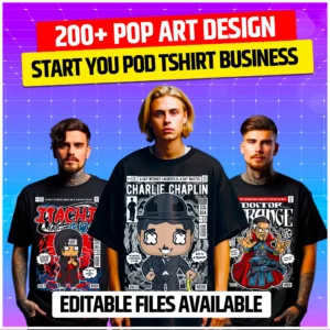 250+ Pop Art Design Bundle