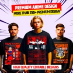 250+ Premium Anime Design Bundle