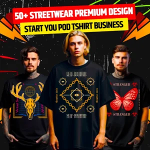 50+ Premium Unique Streetwear Design Bundle