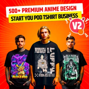 500+ Premium Anime v2 Design Bundle