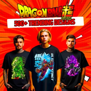 500+ Premium Dragon Ball-Z Design Bundle