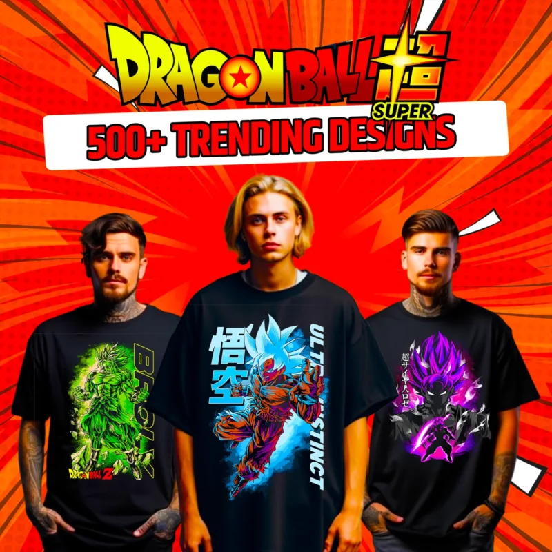 500+ Premium Dragon Ball-Z Design Bundle