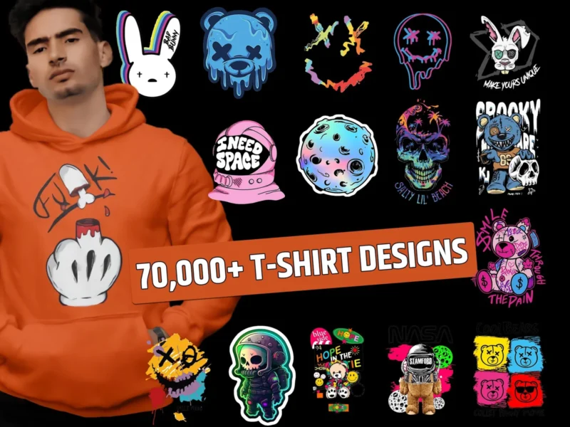 70,000 Urban & Typography Design Bundle